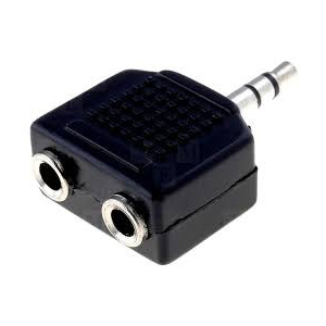 AC-012 Splitter; Jack 3,5mm Steckdose / Jack 3,5mm Stecker; stereo