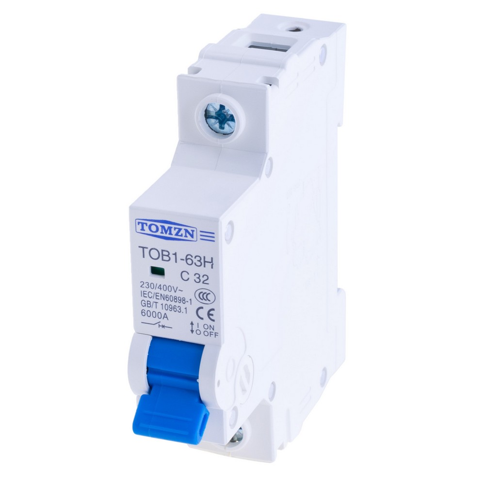 1P AC MCB 230/400V TOB1-63H 32A(TOMZN)