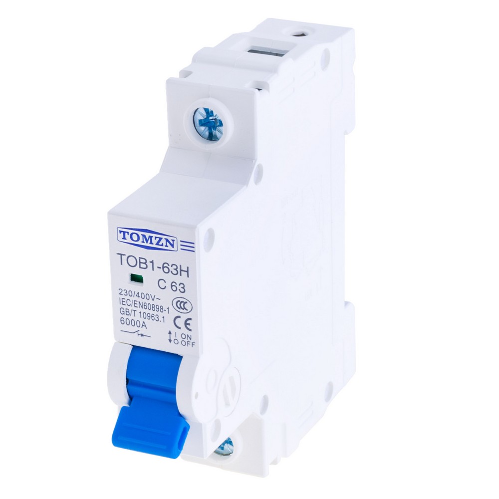 1P AC MCB 230/400V TOB1-63H 63A(TOMZN)