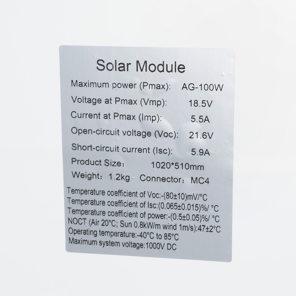 Гибкая солнечная панель AG-100W  flexible solar