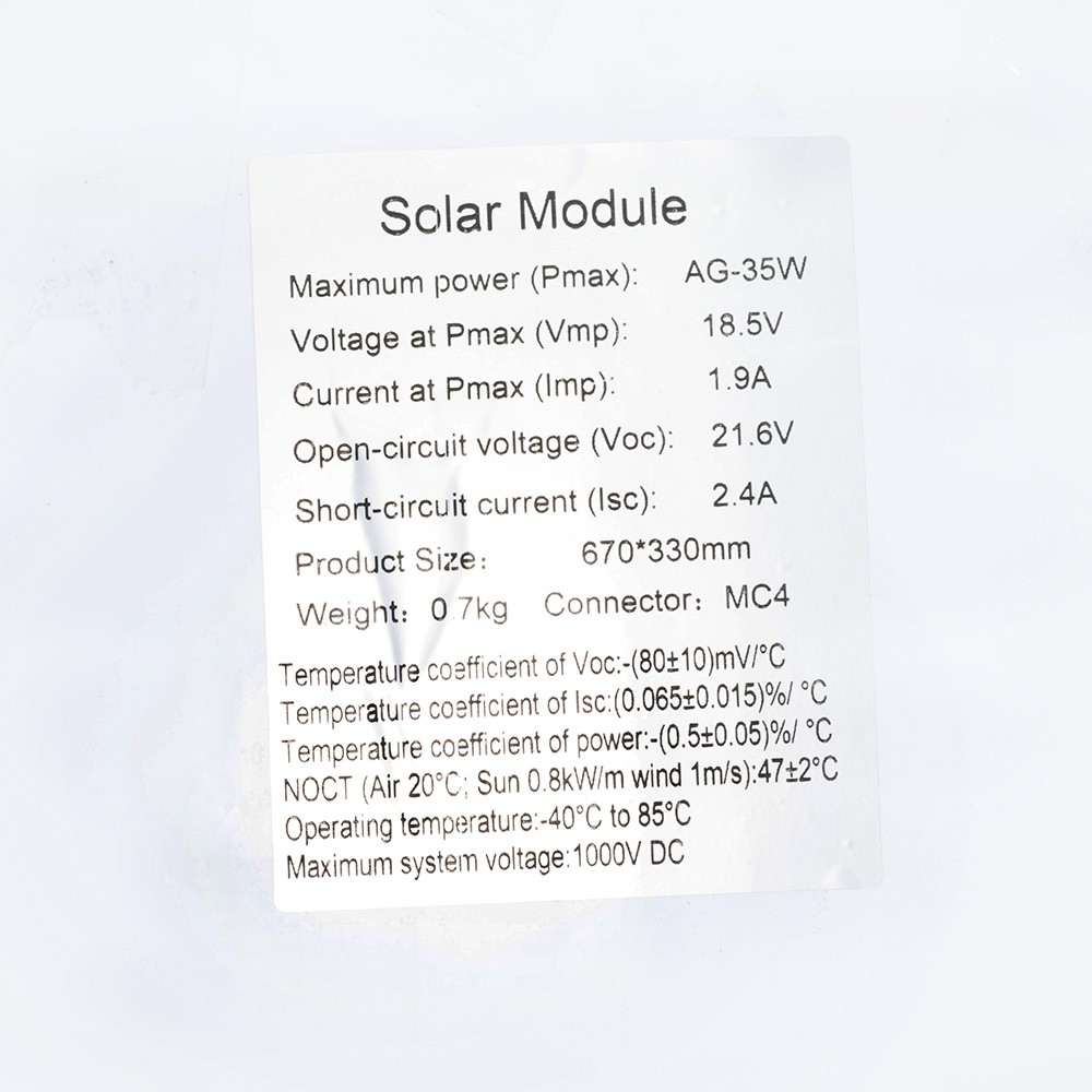 Гибкая солнечная панель AG-35W flexible solar