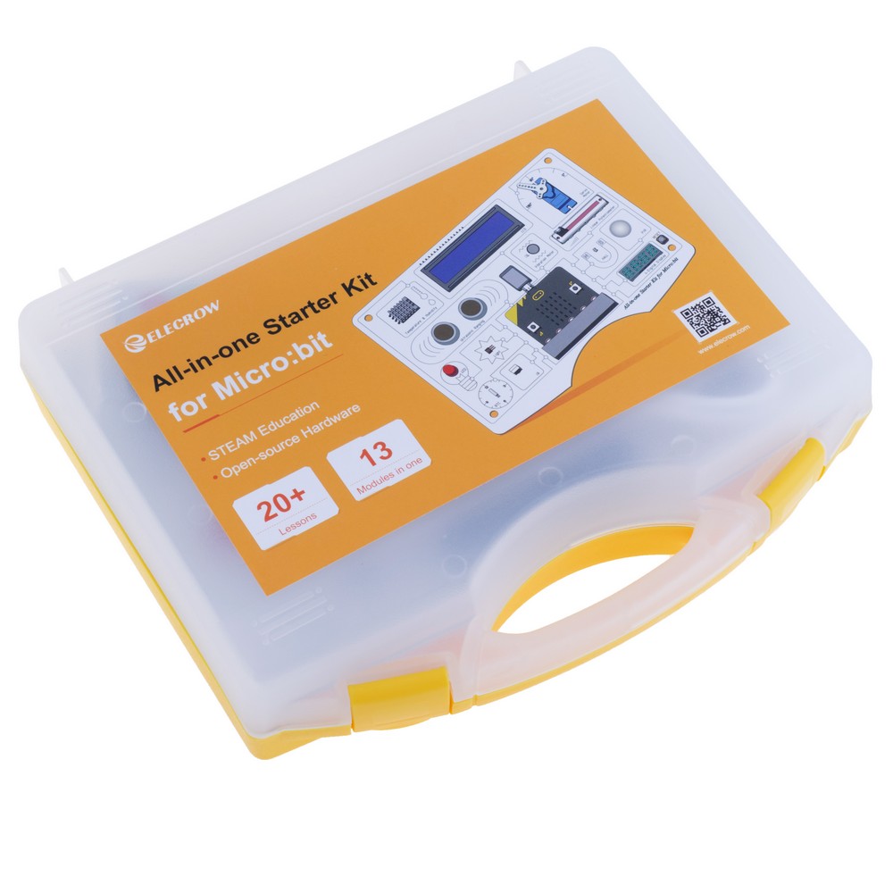 Set All-in-one Starter Kit for Micro:bit with Common Board design: 13 Modules and 21 Lessons (Micro:bit nicht enthalten) Set All-in-one Starter Kit for Micro:bit with Common Board design: 13 Modules and 21 Lessons (Micro:bit nicht enthalten)