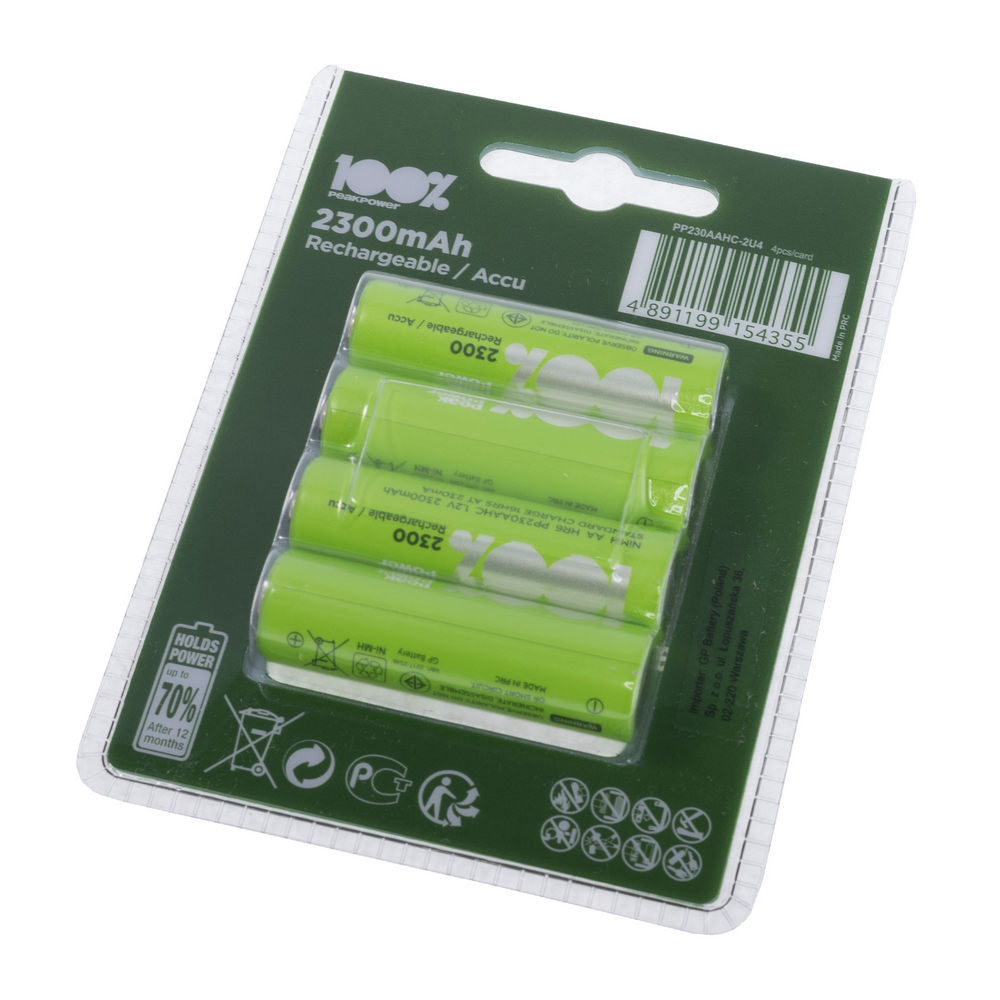 Akku  NiMH 1.2V  PP230AAHC-UC4, AA, 2300mAh