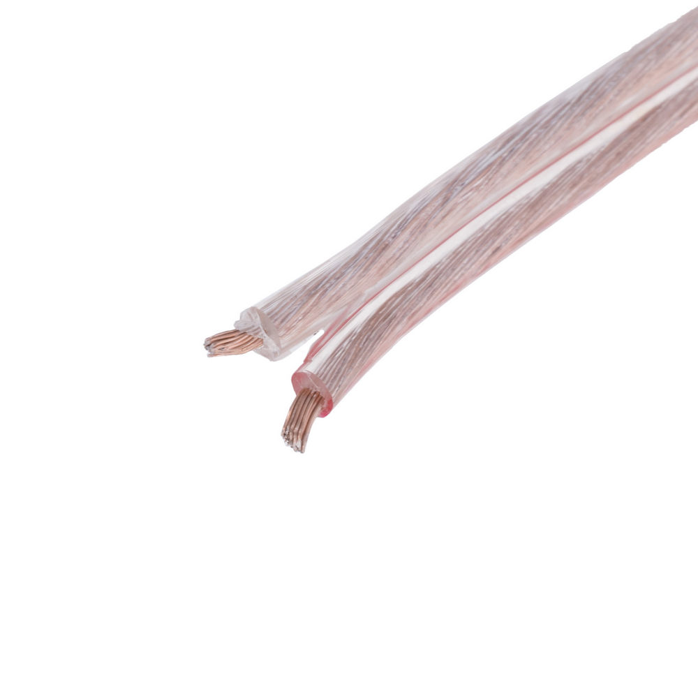 Акустический кабель CCA 2x1,00 мм Прозрачный