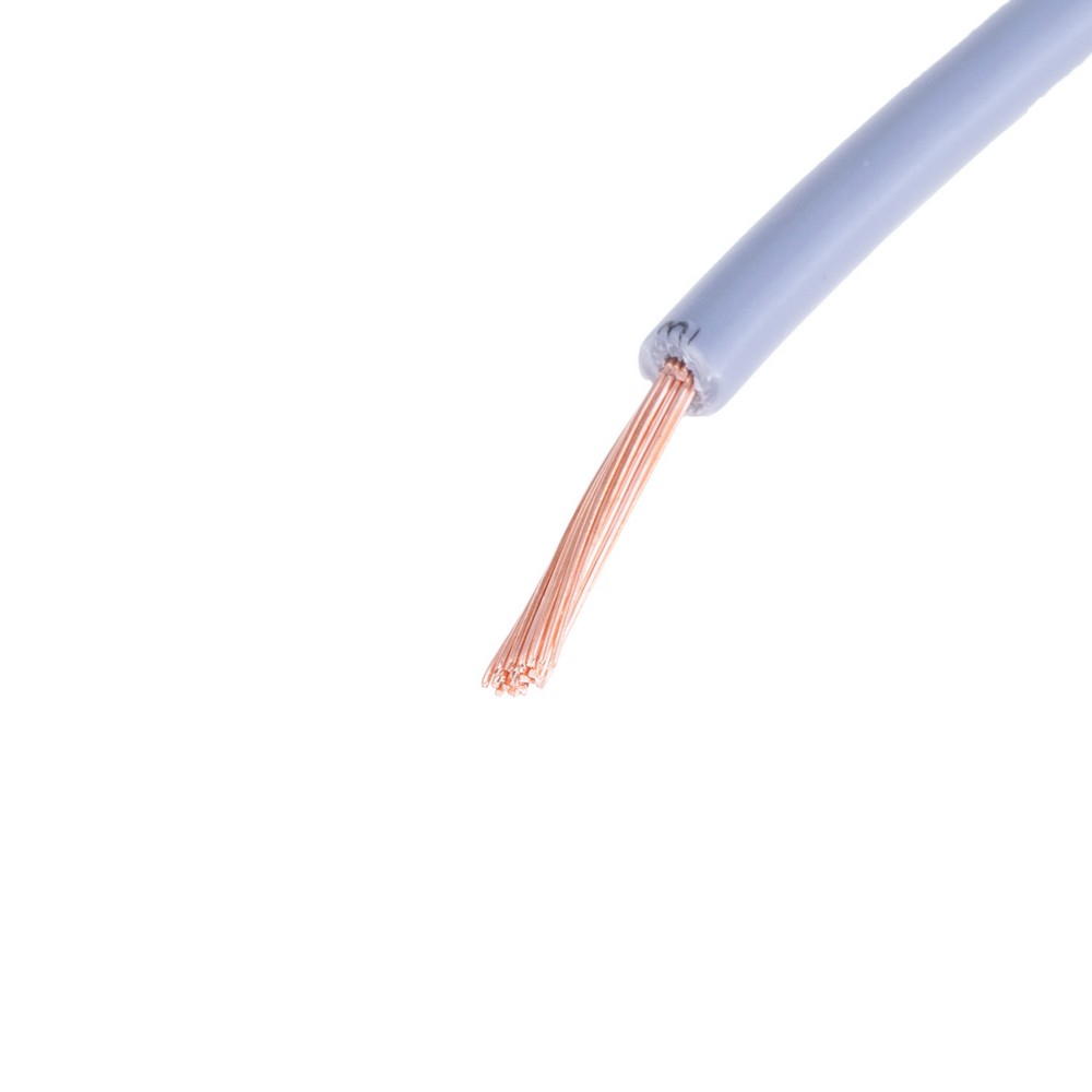 Провід багатожильний 0.75mm² (19AWG, 24xD0.20mm) сірий Провід багатожильний 0.75mm² (19AWG, 24xD0.20mm) сірий