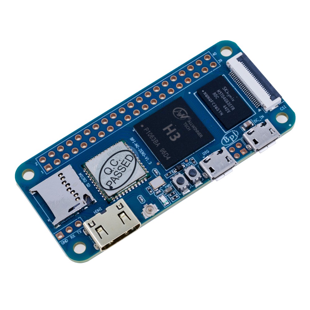Mikrocomputer Banana Pi BPI-M2 Zero, Allwinner H3 512MB DDR3