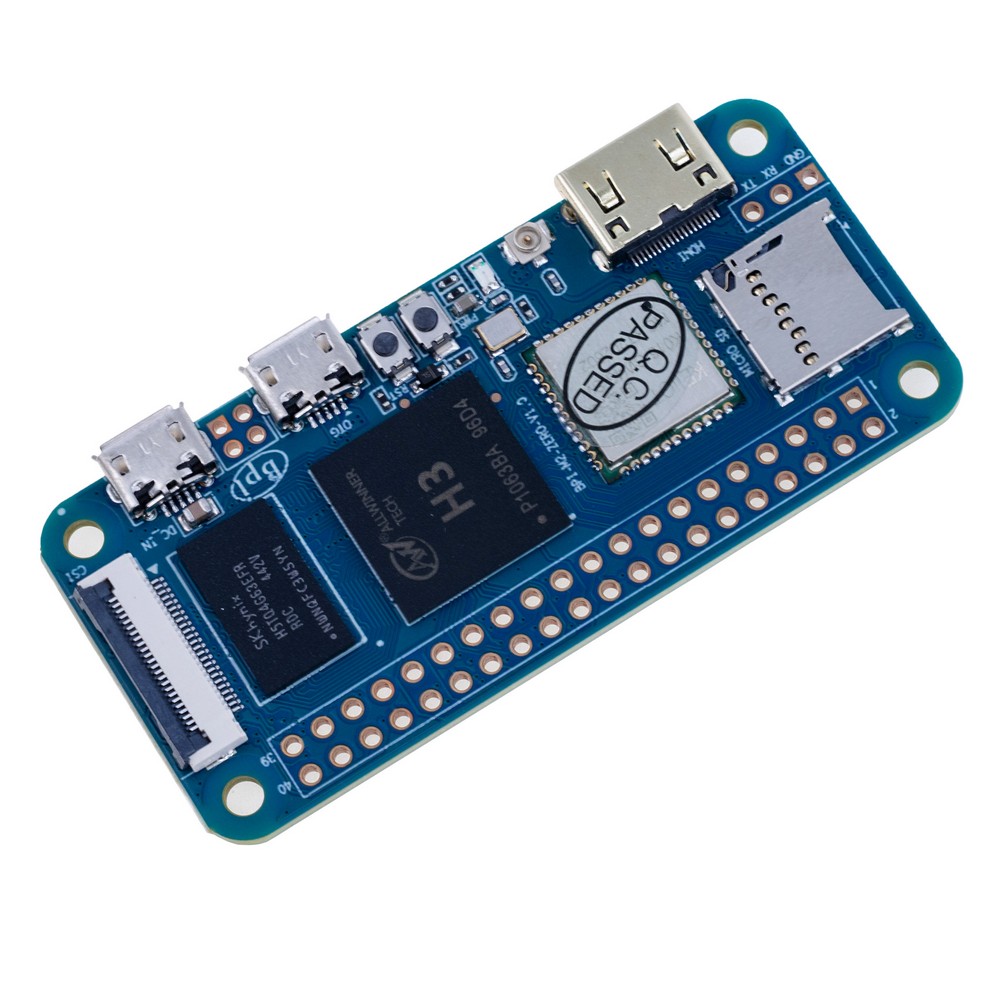 Mikrocomputer Banana Pi BPI-M2 Zero, Allwinner H3 512MB DDR3
