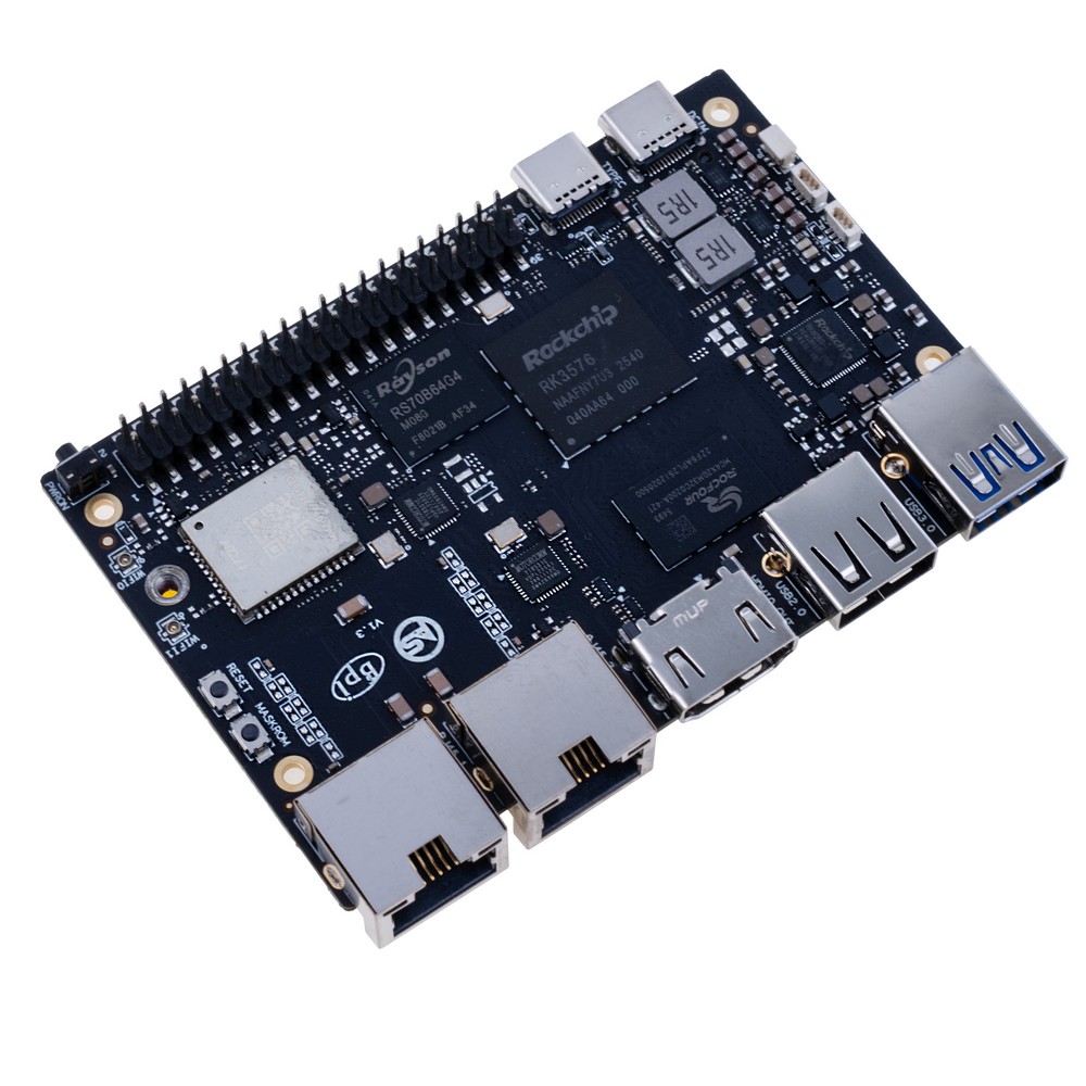 Mikrocomputer Banana Pi BPI-M7 with Rockchip RK3588, 8G RAM and 64 eMMC