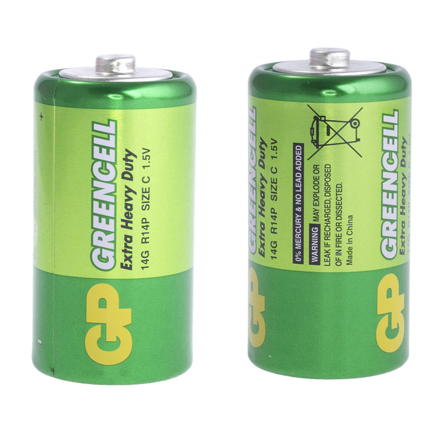 Batt. 14G salz-, R14, C, 1.5V, GP, U2 Batt. 14G salz-, R14, C, 1.5V, GP, U2