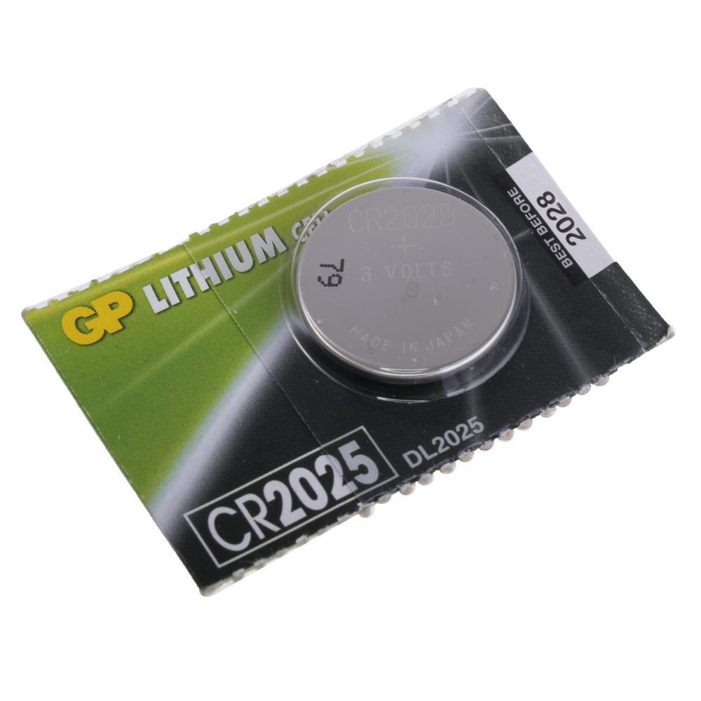 Batt. CR2025 Lithium, 3V, GP, U5 Batt. CR2025 Lithium, 3V, GP, U5