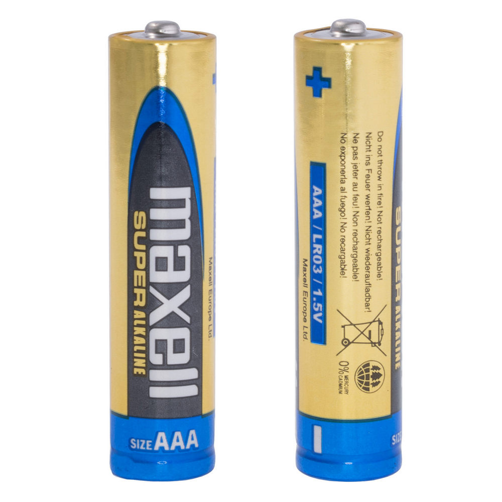 Бат. щелочная, LR03, AAA, 1.5V, Maxell Super Alkaline (790336.04)