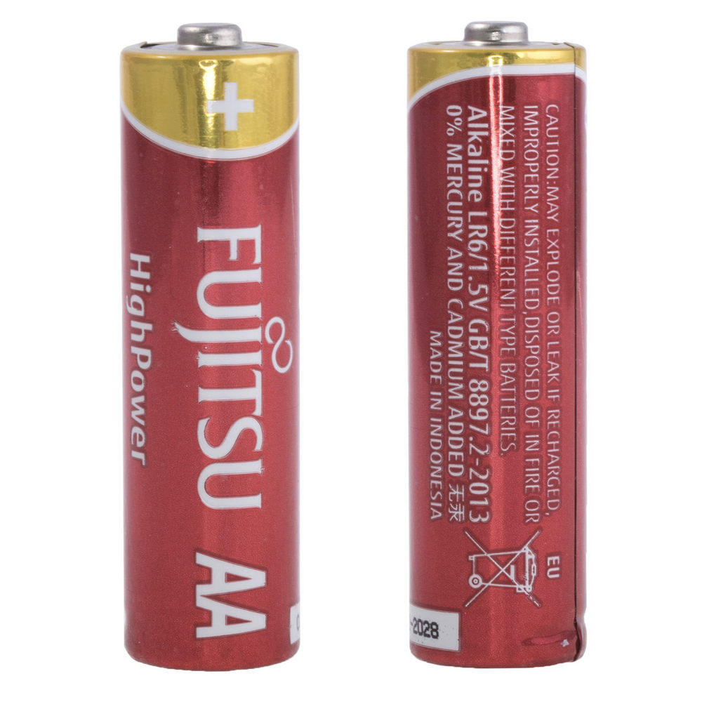 Бат. щелочная, LR6, AA, 1.5V, FUJITSU High Power (..84300)