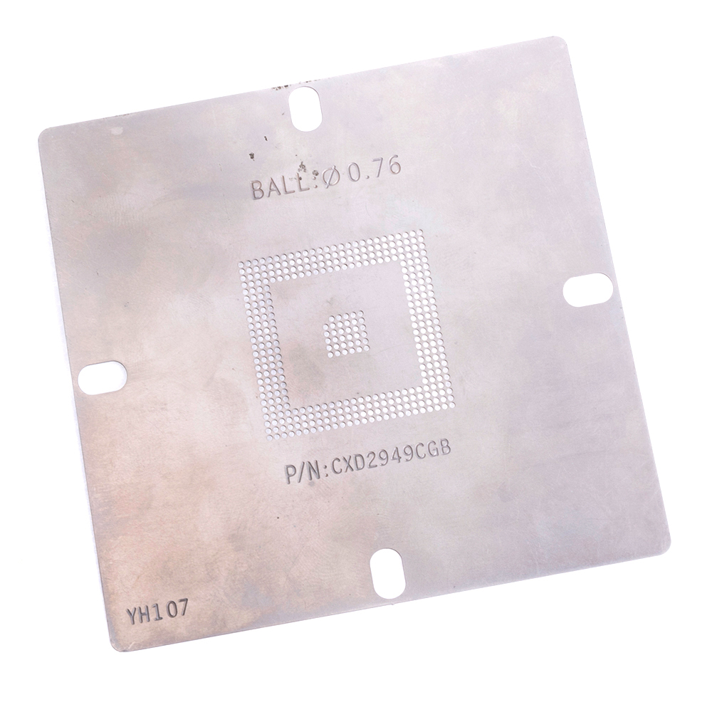 BGA-Schablone CXD2949CGB (0,76 мм) 96x96 мм BGA-Schablone CXD2949CGB (0,76 мм) 96x96 мм