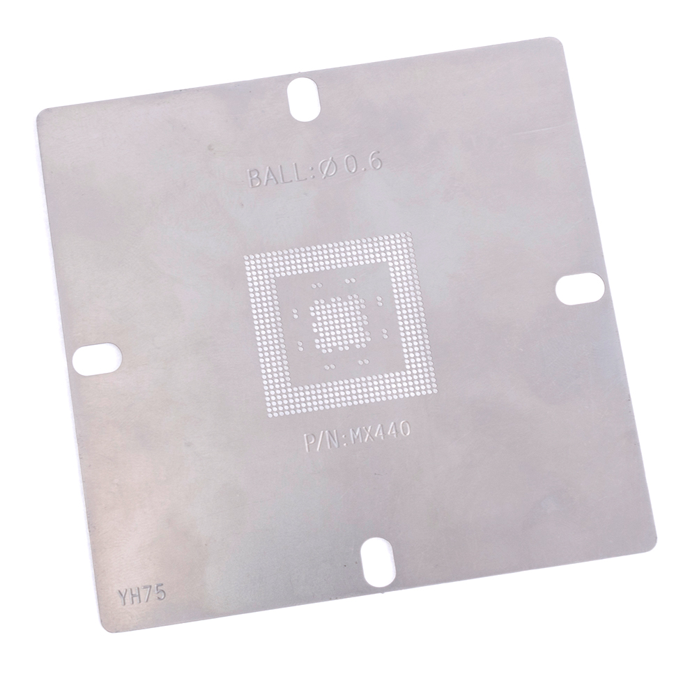 BGA-Schablone MX440 (0,60 мм) 96x96 мм BGA-Schablone MX440 (0,60 мм) 96x96 мм