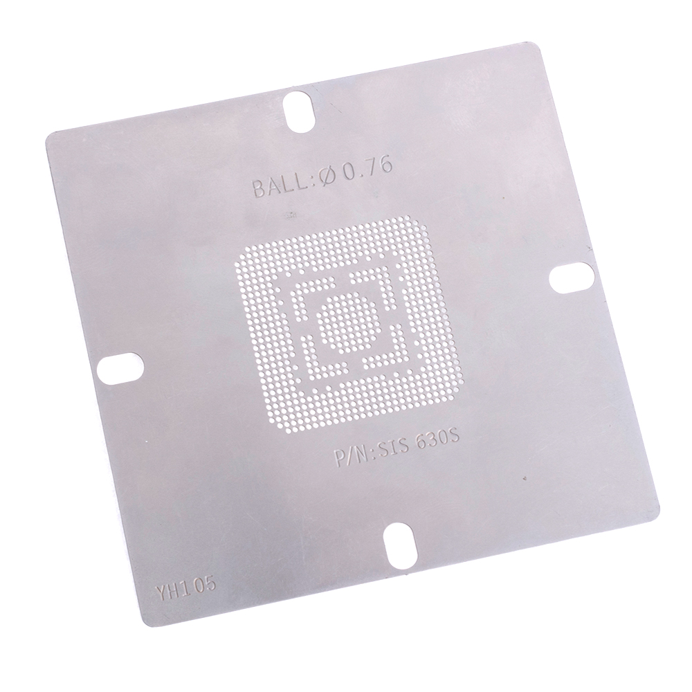 BGA-Schablone SIS 630S (0,76 мм) 96x96 мм BGA-Schablone SIS 630S (0,76 мм) 96x96 мм