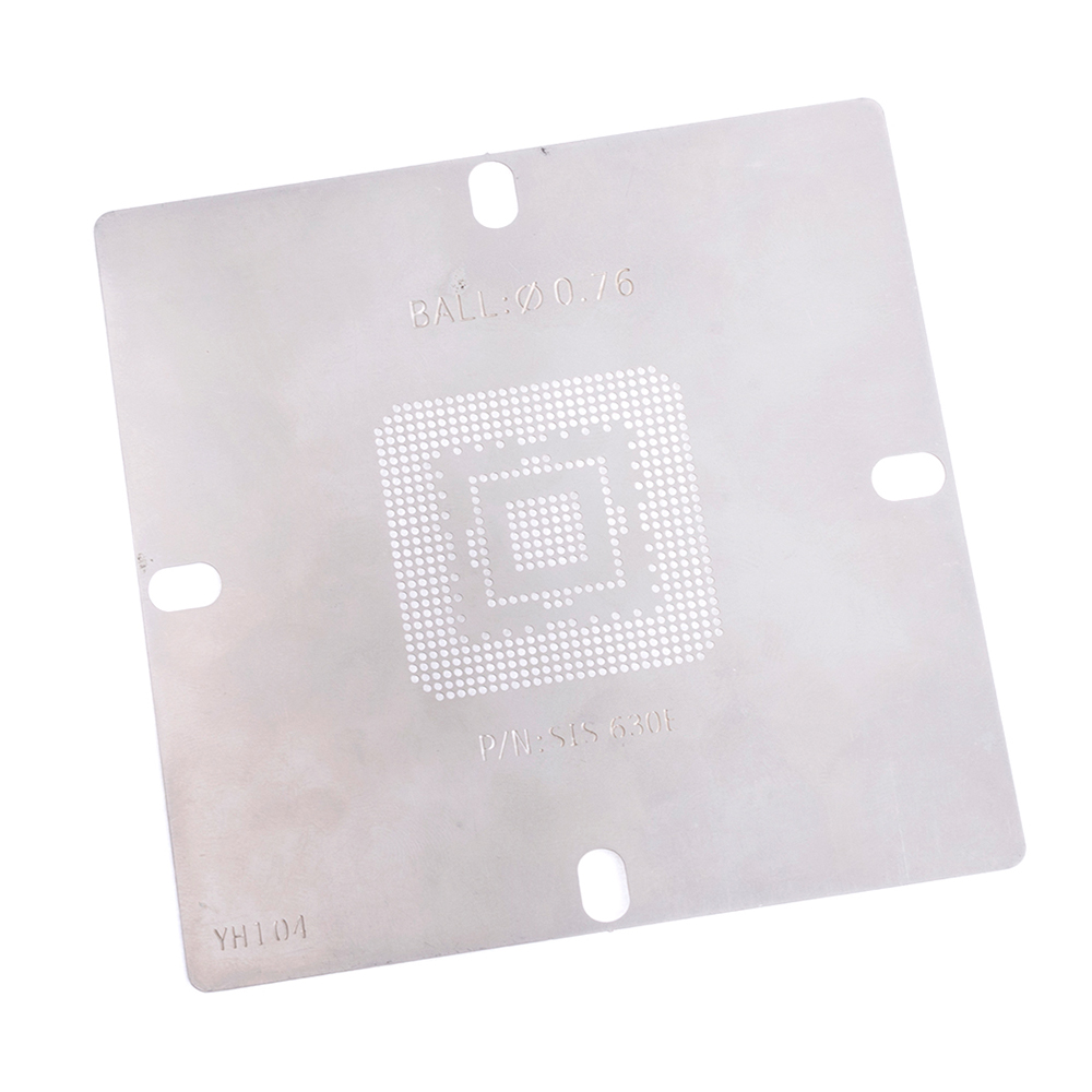 BGA-Schablone SIS 630E (0,76 мм) 96x96 мм BGA-Schablone SIS 630E (0,76 мм) 96x96 мм