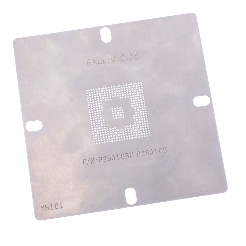 BGA-Schablone 82801 DBM 82801 DB (0,76 мм) 96x96 мм BGA-Schablone 82801 DBM 82801 DB (0,76 мм) 96x96 мм