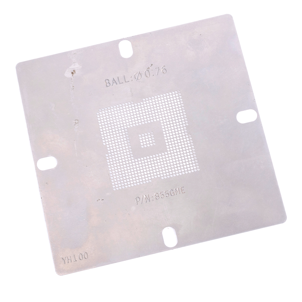 BGA-Schablone 855GME (0,76 мм) 96x96 мм BGA-Schablone 855GME (0,76 мм) 96x96 мм