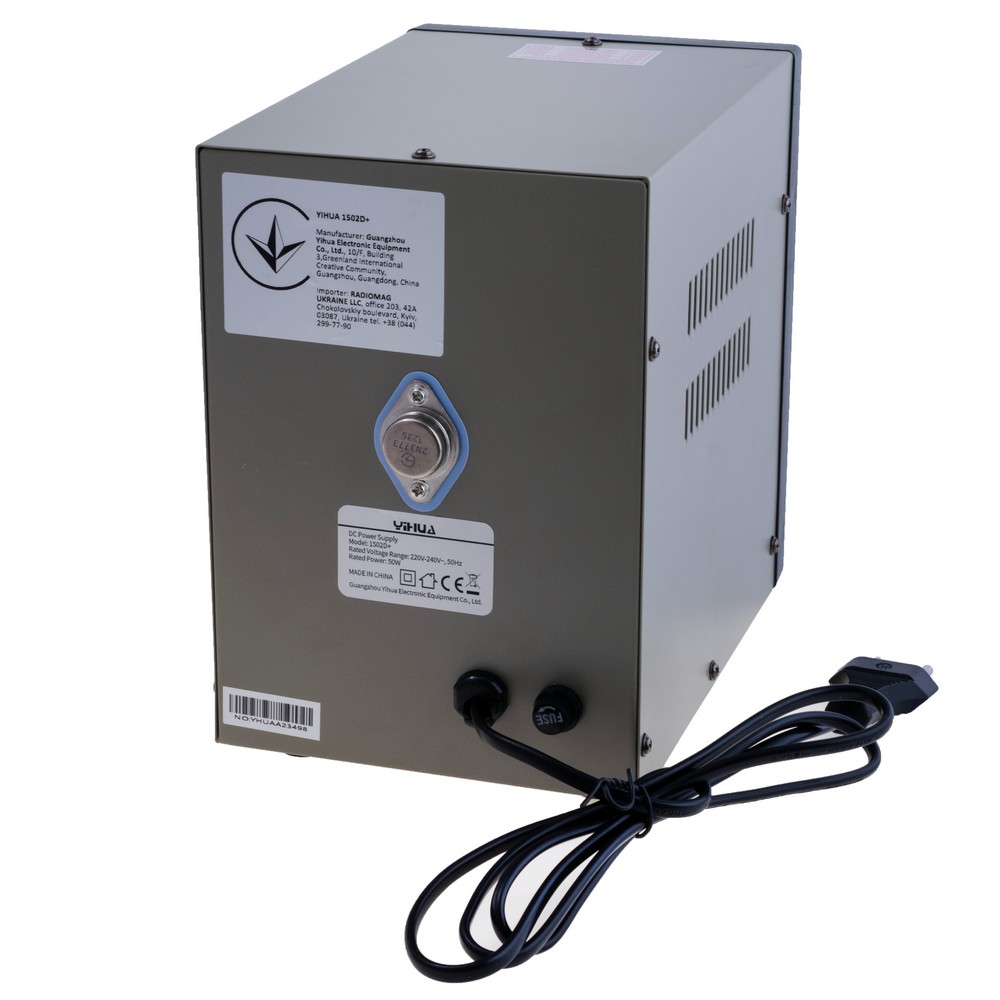 Labornetzteil 35W, 0-15VDC, YiHUA 1502D+