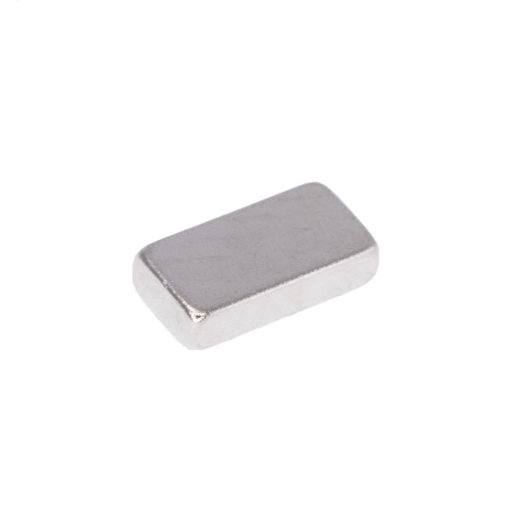 Neodym Magnet, Block 5 x 2.5 x 1.2mm (N50),Ni+Cu+Ni (Nickel)