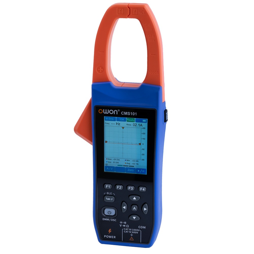 Струмовимірювальні кліщі із осцилографом та Bluetooth, CMS101