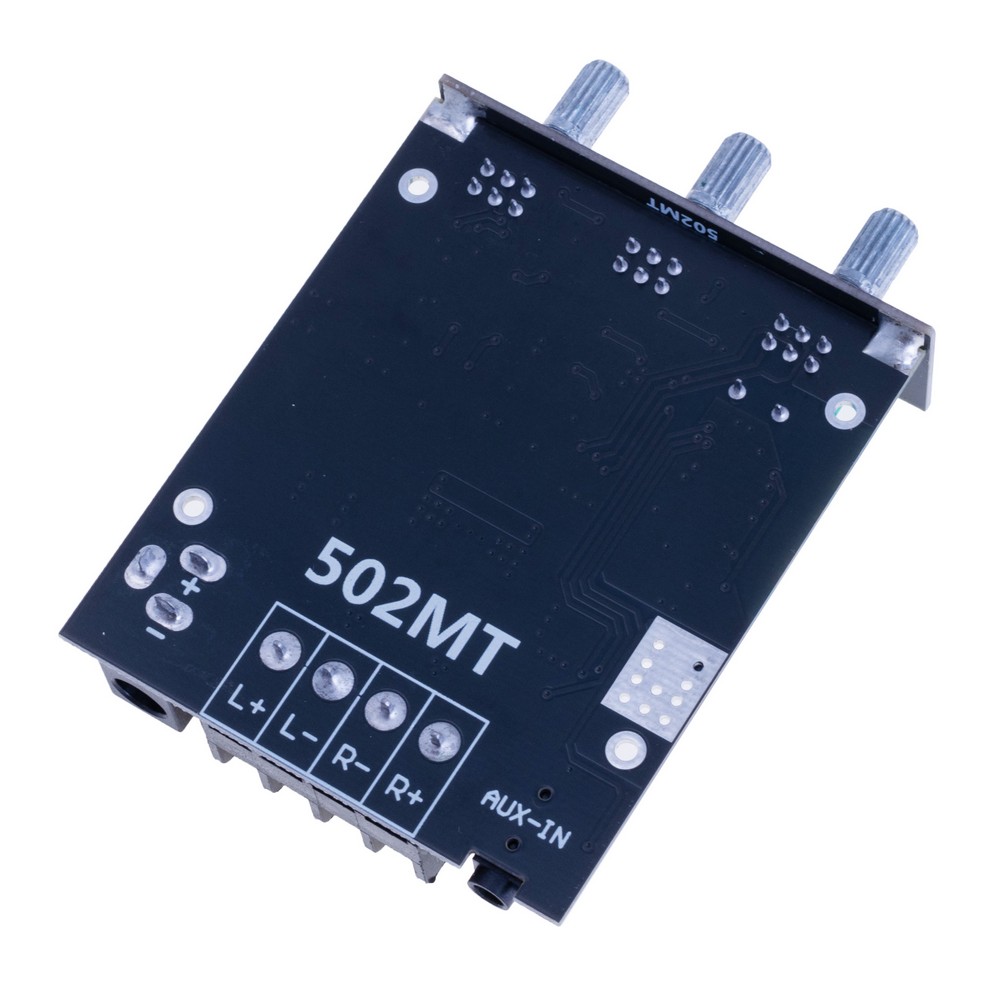 Wuzhi Audio MINI 2.0立体声蓝牙数字功放板模块多种输入 50W*2(502MT)