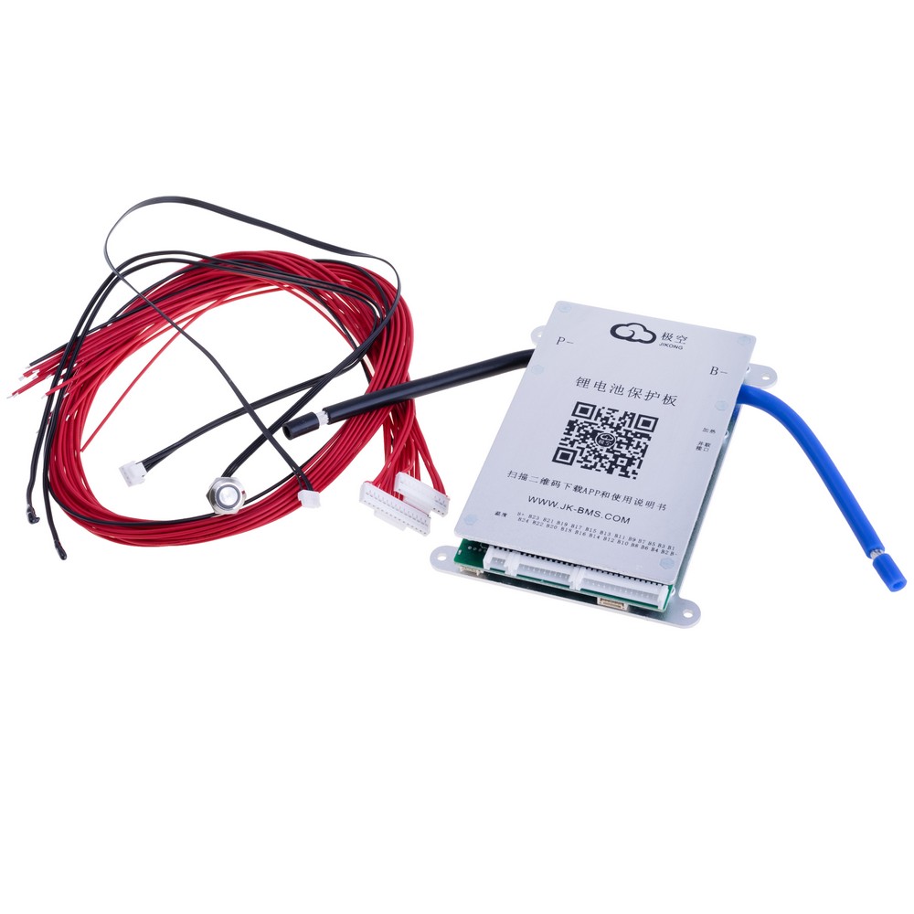 BMS JK-BD6A17S8P (Li-Ion/LiFePo4/LTO 8S-17S; Balancer 0.6A; Charge/Discharge: 80A; BT/RS485)