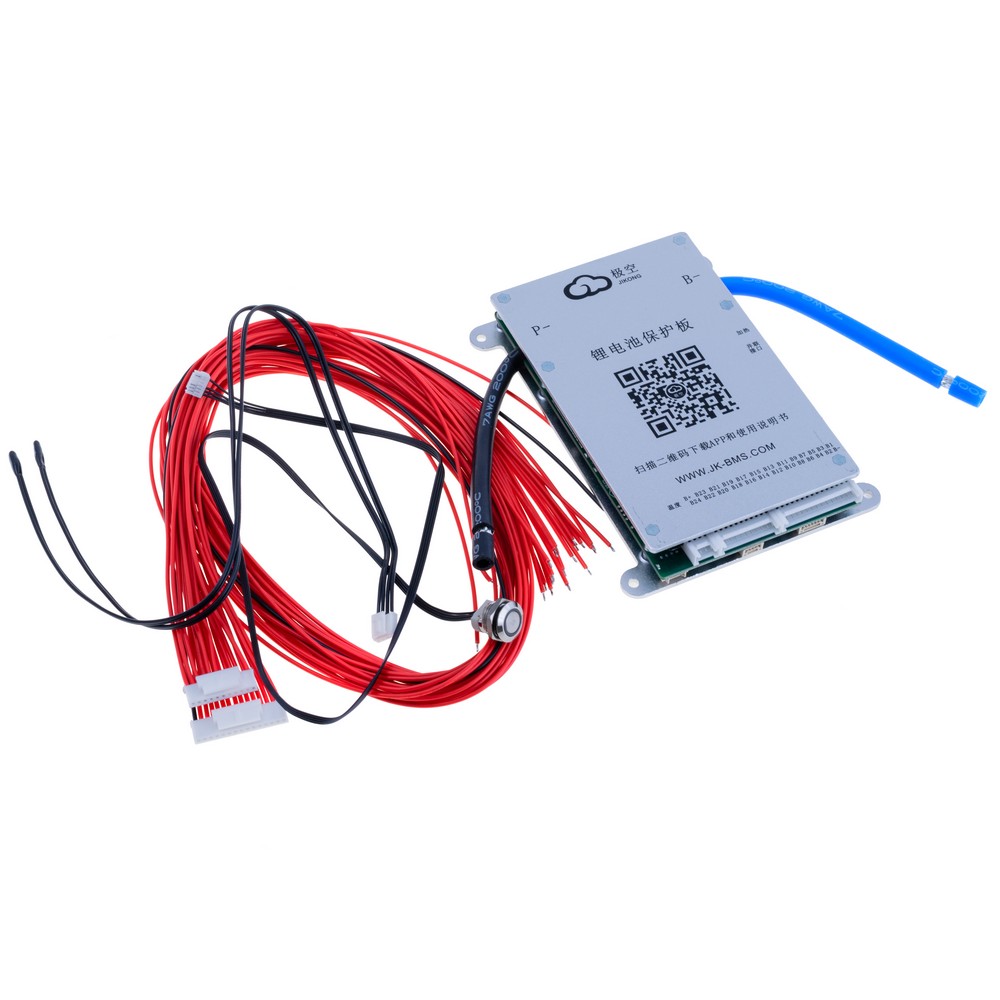 BMS JK-BD6A20S8P, Li-Ion/LiFePo4/LTO 8S-20S; Balancer 0.6A; Charge/Discharge: 80A; BT, Heat.