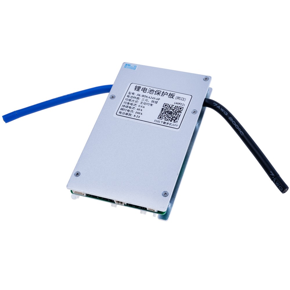 Балансир BMS JK-BD6A24S6P (Li-Ion/LiFePo4/LTO 8S-24S; Balancer 0.6A; Charge/Discharge: 60A; BT/RS485)