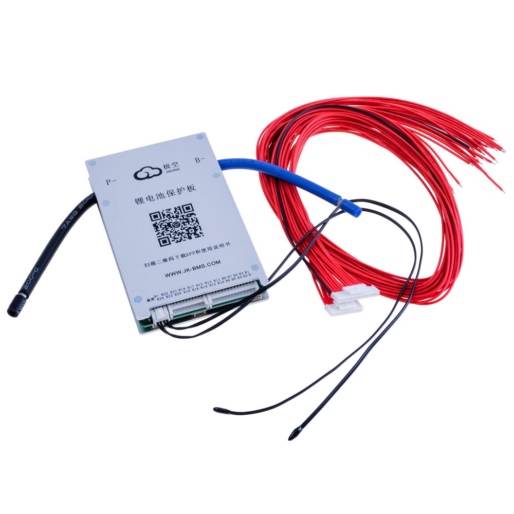 BMS JK-BD6A24S8P (Li-Ion/LiFePo4/LTO 7S-24S; Balancer 0.6A; Charge/Discharge: 80A; BT/RS485) BMS JK-BD6A24S8P (Li-Ion/LiFePo4/LTO 7S-24S; Balancer 0.6A; Charge/Discharge: 80A; BT/RS485)