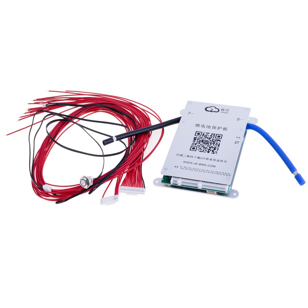 BMS JK-BD6A17S6P (Li-Ion/LiFePo4/LTO 8S-17S; Balancer 0.6A; Charge/Discharge: 60A; BT/RS485/Heating)