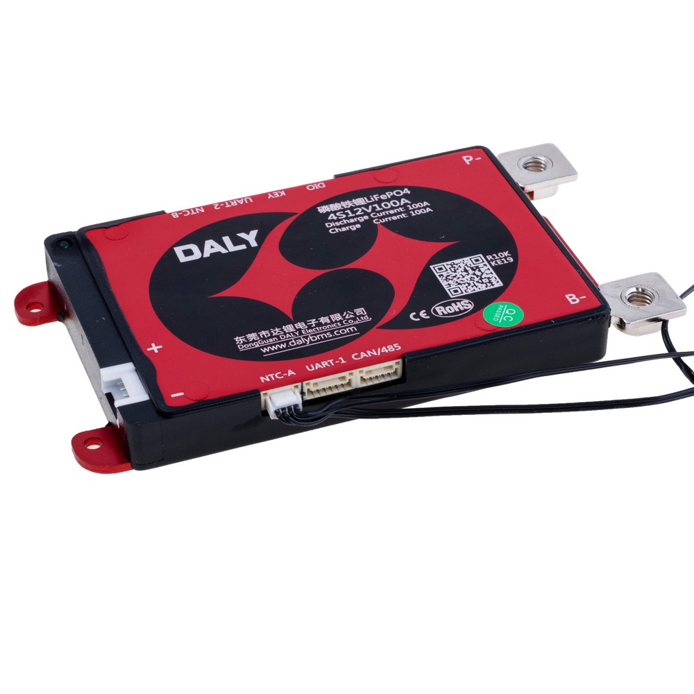 BMS контроллер LiFePO4, 4S, 100A, CAN+Bluetooth
