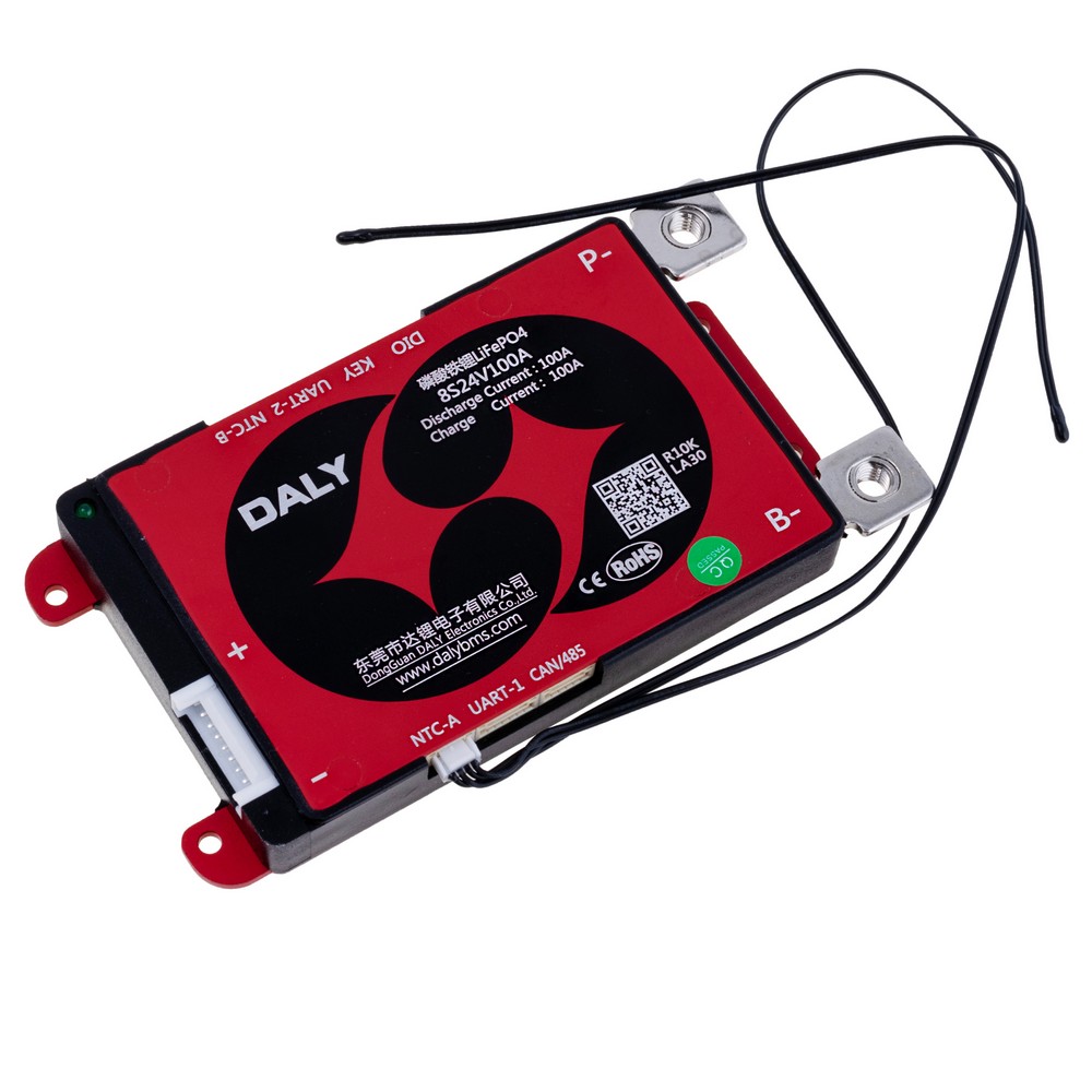 BMS контроллер LiFePO4, 8S, 100A, CAN+Bluetooth