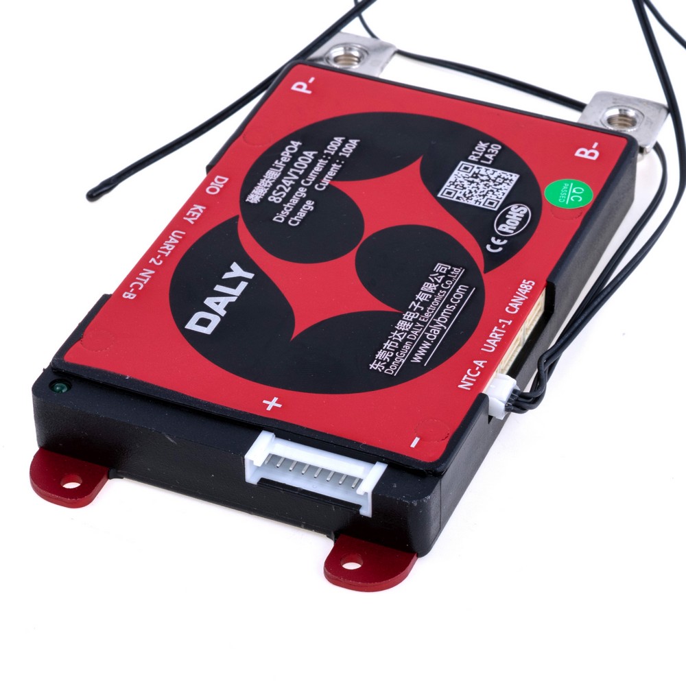 BMS контроллер LiFePO4, 8S, 100A, CAN+Bluetooth