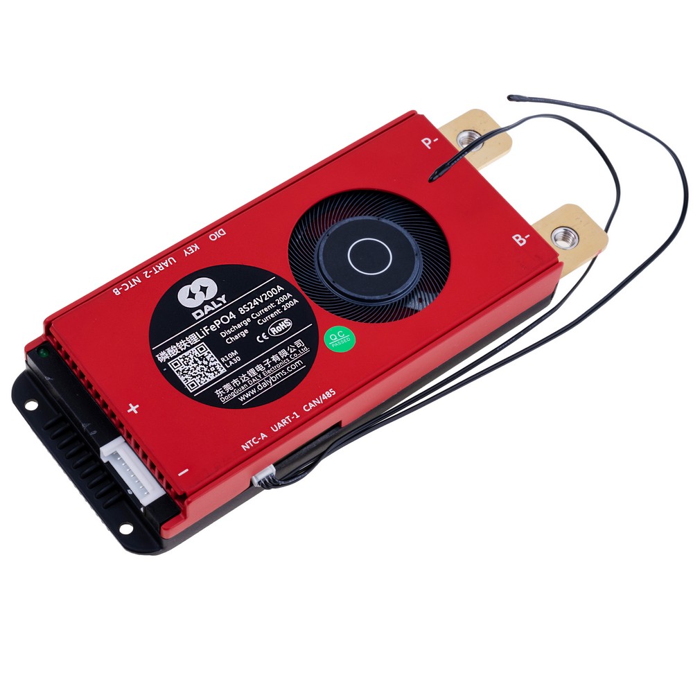 BMS контроллер LiFePO4, 8S, 200A, CAN+Bluetooth
