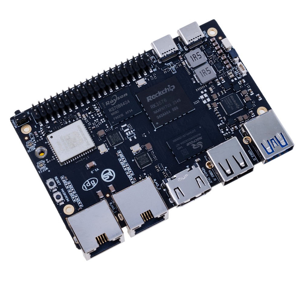 Mikrocomputer Banana Pi BPI-M5 Pro, Rockchip RK3576 8GB LPDDR4+ 64GB eMMC