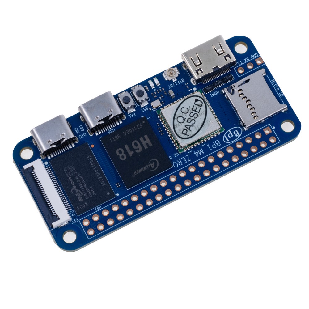 Mikrocomputer Banana Pi BPI-M4 Zero, Allwinner H618 4G DDR3+32G eMMC