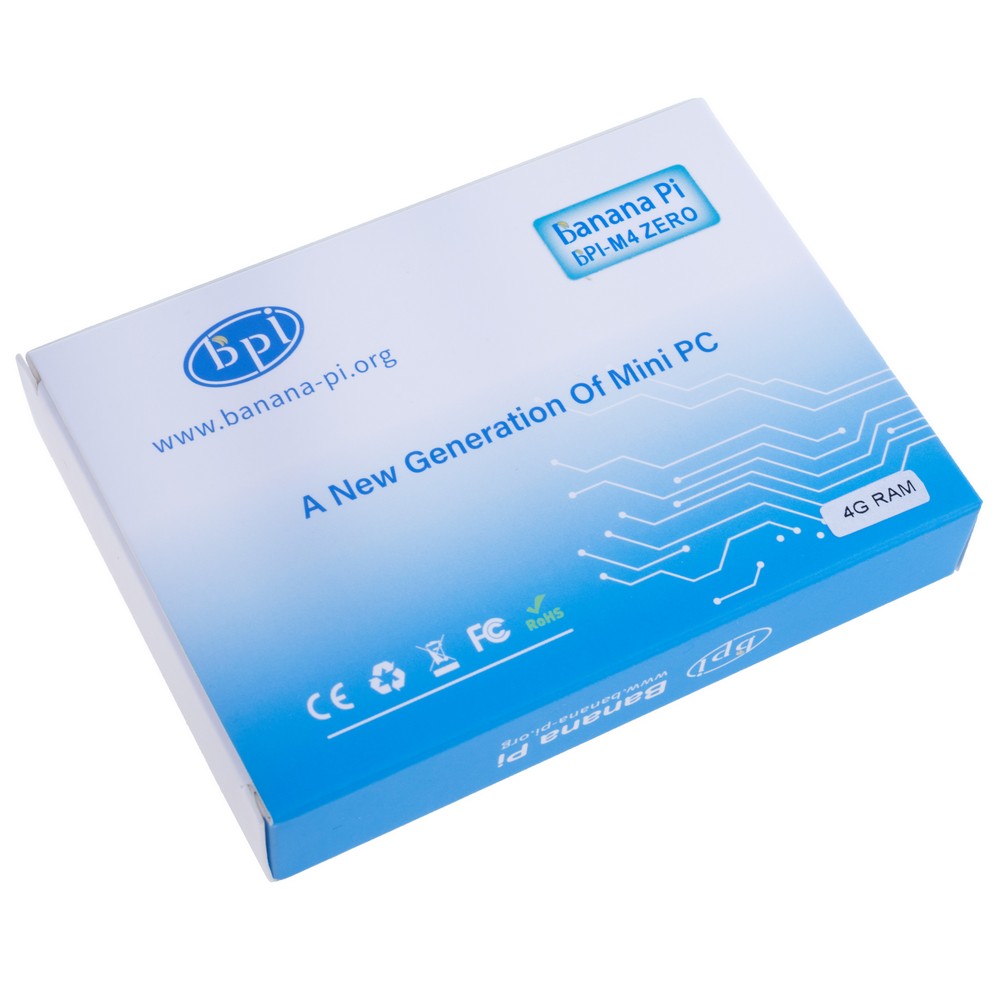 Mikrocomputer Banana Pi BPI-M4 Zero, Allwinner H618 4G DDR3+32G eMMC