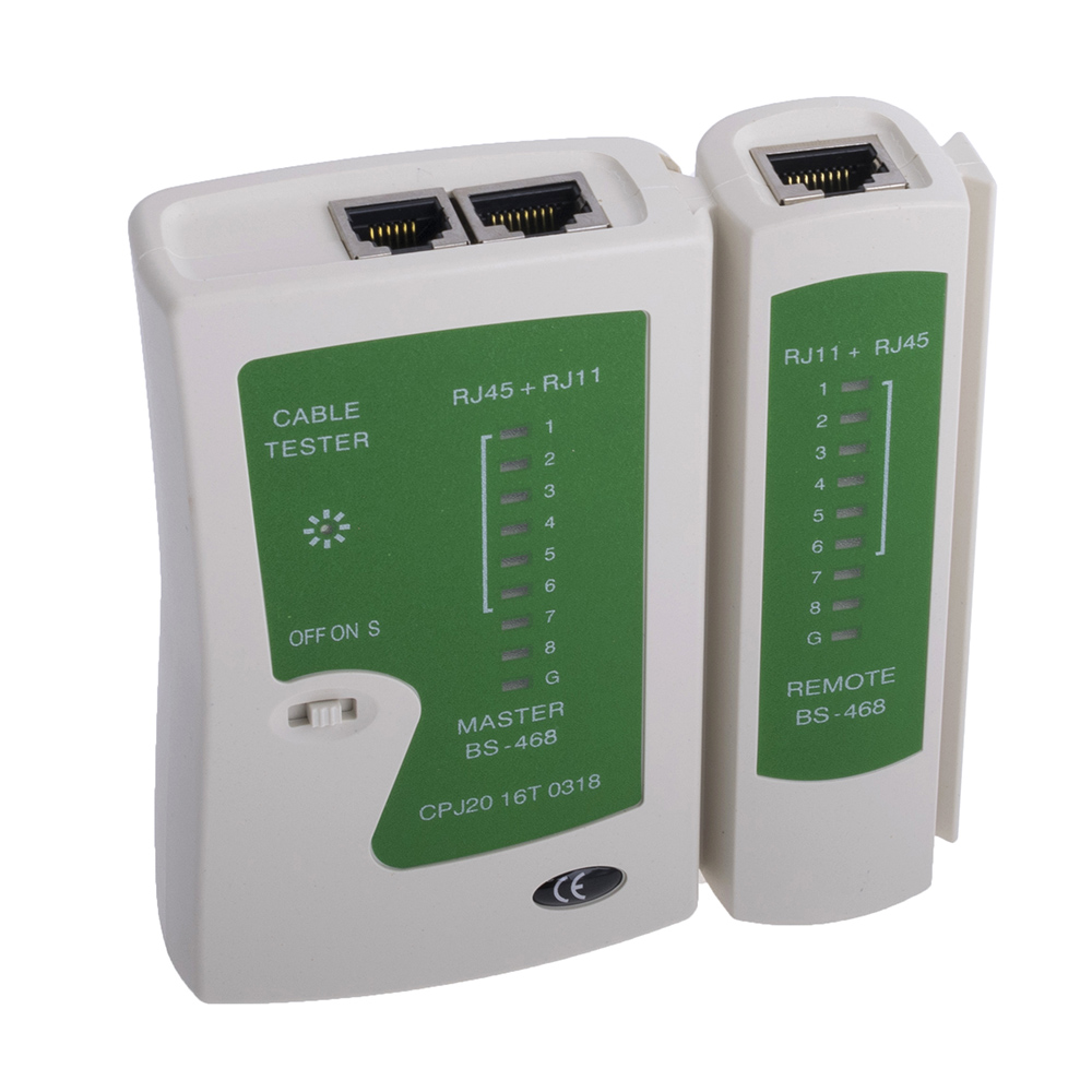 Tester Twisted-Pair RJ45 RJ11 RJ12 NS-468 Tester Twisted-Pair RJ45 RJ11 RJ12 NS-468