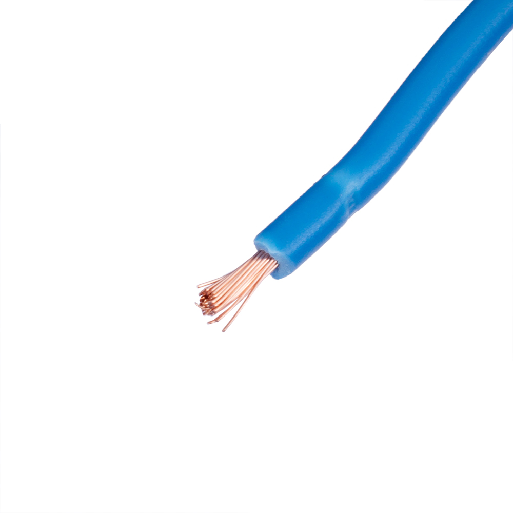 Провод многожильный 1.5mm2 (16AWG/48xD0.20мм, медь, PVC), синий