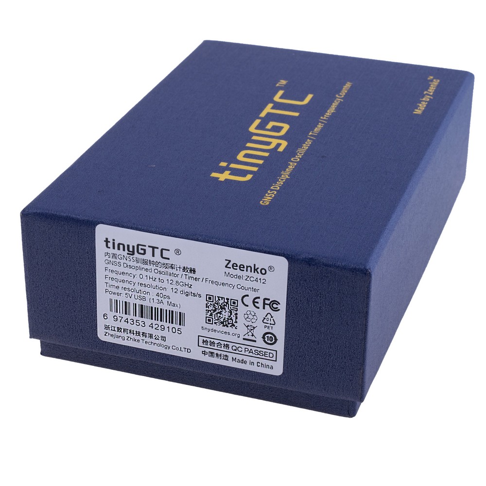 Частотомір tinyGTC 100kHz-6GHz (ZC412 – Zeenko) Частотомір tinyGTC 100kHz-6GHz (ZC412 – Zeenko)