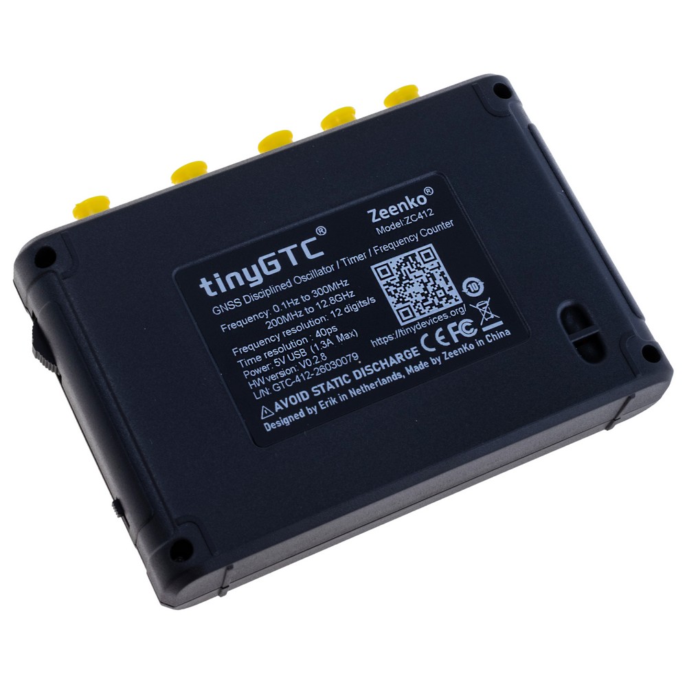 Частотомір tinyGTC 100kHz-6GHz (ZC412 – Zeenko) Частотомір tinyGTC 100kHz-6GHz (ZC412 – Zeenko)