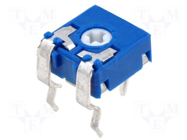 250 Ohm CA6V 250R (Potentiometer Ausführungs-, Einstellung oben; 6х6mm)