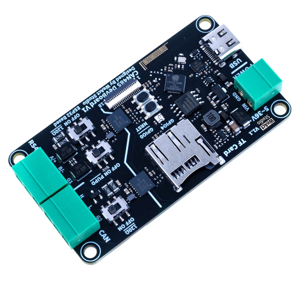 Wandler Schnittstelle CAN485 DevBoard V1 ESP32-D0WD-V3+CH343P (WeAct Stuio) Wandler Schnittstelle CAN485 DevBoard V1 ESP32-D0WD-V3+CH343P (WeAct Stuio)