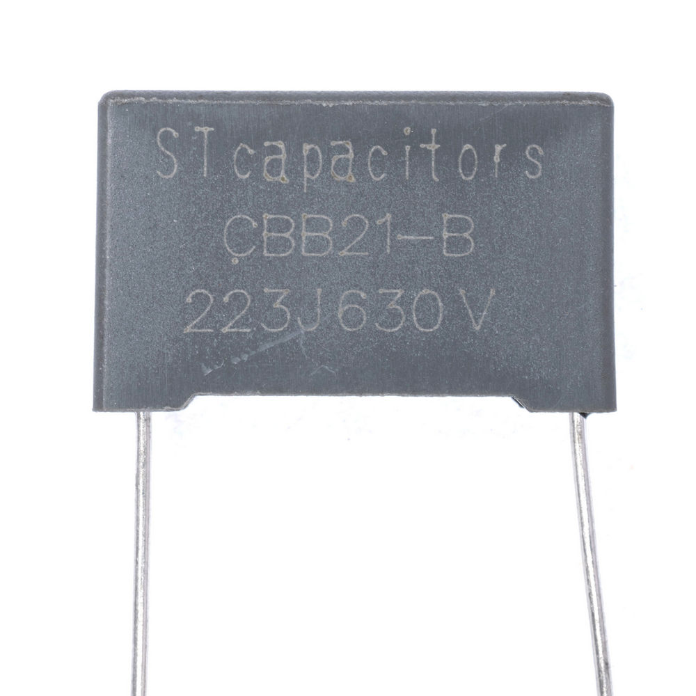 CBB21 22nF 630VDC / 250VAC J(+/-5%), P=15mm, 5x11x18mm (CBB21-BD 223J 2JL15 (D1) -Stcapasitor) (конденсатор пленочный)