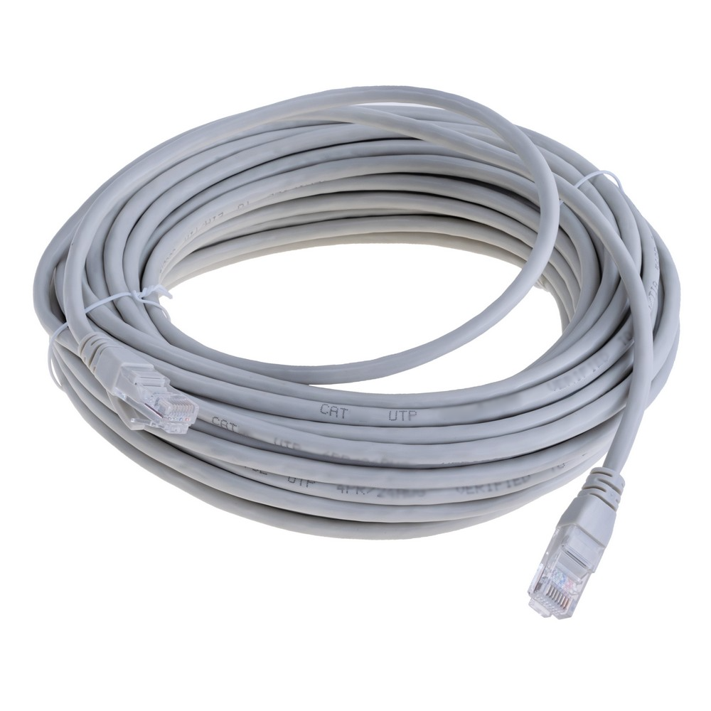 Патч-корд CCA, CAT6 UTP, 20m, сірий LJ Патч-корд CCA, CAT6 UTP, 20m, сірий LJ
