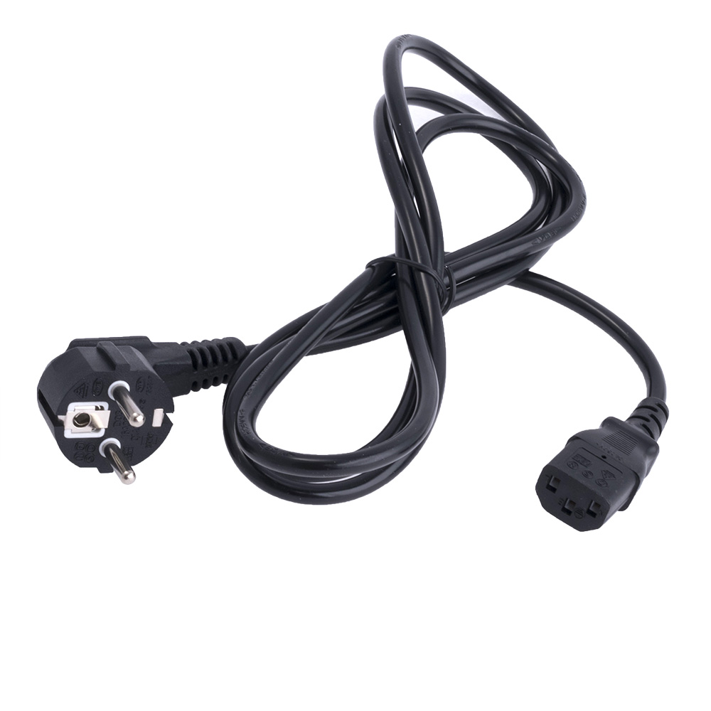 Kabel CEE 7/4 (Schuko) + C13 3х0,75/1,8m/schwarz (L-KLS17-EU01-1800B375– KLS) Kabel CEE 7/4 (Schuko) + C13 3х0,75/1,8m/schwarz (L-KLS17-EU01-1800B375– KLS)