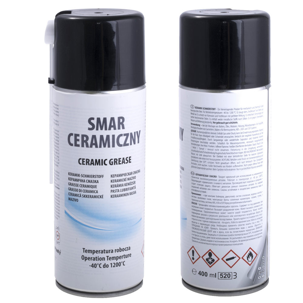 Keramik Schmierstoff Spray 400ml Ceramic Grease -40 bis 1200 °C Korrosionsschutz