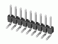 Stifte auf Platte, 1х46, eckig, 2,54mm Stifte auf Platte, 1х46, eckig, 2,54mm