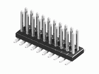 PLLD1,27-20S (2215-2х10GDP) (Stifte auf Platte, 1х20, SMT, 1,27mm)